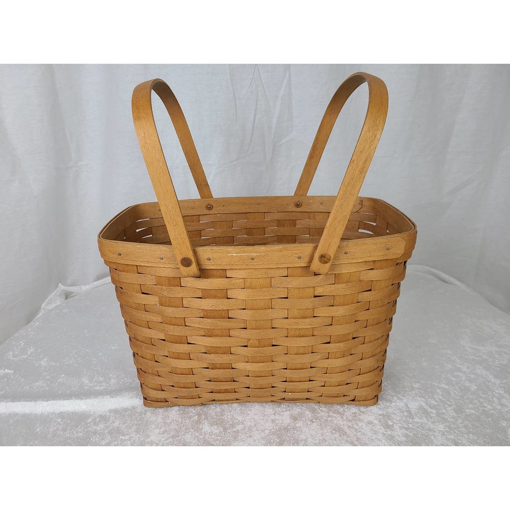1991 Longaberger Basket with Wood Handles